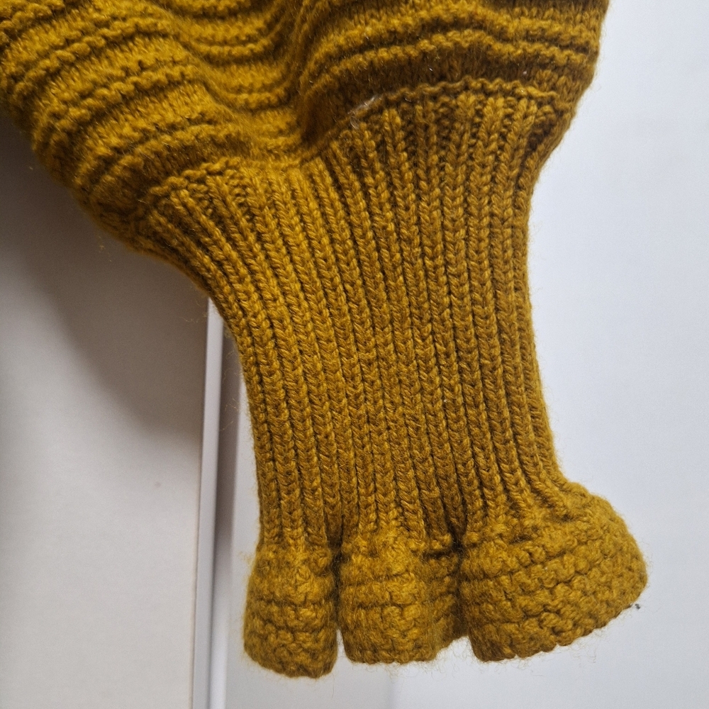 Madewell Mustard Cowl Neck Sweater - Picture 3 of 6